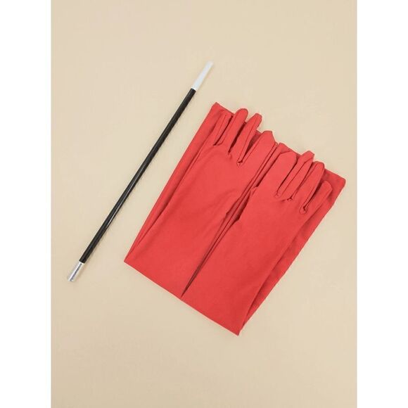 ❤️✨ 5PCS 1920s Red Accessories Flapper Great Gatsby Retro Costume Set NEW - Picture 4 of 16